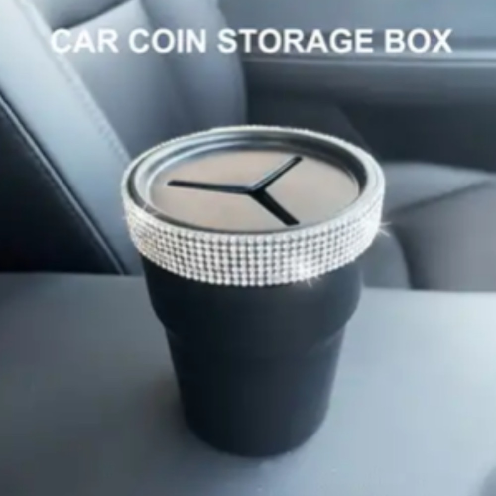 Car, Coin Storage Container w/Bling, NEW